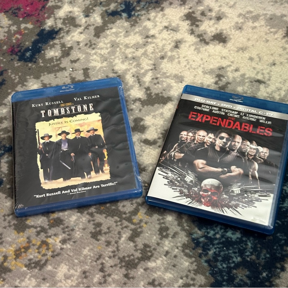 Blu-Ray Tombstone & Expendables